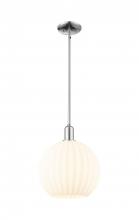 Innovations Lighting 716-1S-PC-G1217-12WV - White Venetian - 1 Light - 12 inch - Polished Chrome - Stem hung - Mini Pendant