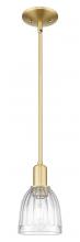 Innovations Lighting 716-1S-SG-G442 - Brookfield - 1 Light - 6 inch - Satin Gold - Stem hung - Mini Pendant