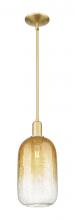 Innovations Lighting 716-1S-SG-G482-7AM - Brookhaven Cloche - 1 Light - 6 inch - Satin Gold - Mini Pendant