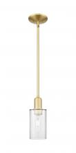 Innovations Lighting 716-1S-SG-G802 - Clymer - 1 Light - 4 inch - Satin Gold - Stem hung - Mini Pendant