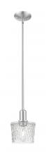 Innovations Lighting 716-1S-SN-G402 - Niagara - 1 Light - 7 inch - Brushed Satin Nickel - Stem hung - Mini Pendant