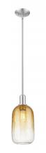 Innovations Lighting 716-1S-SN-G482-7AM - Brookhaven Cloche - 1 Light - 6 inch - Brushed Satin Nickel - Mini Pendant