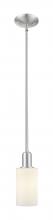 Innovations Lighting 716-1S-SN-G801 - Clymer - 1 Light - 4 inch - Brushed Satin Nickel - Stem hung - Mini Pendant