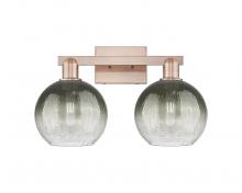 Innovations Lighting 716-2W-AC-G483-8SL - Brookhaven Globe - 2 Light - 16 inch - Antique Copper - Bath Vanity Light