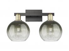 Innovations Lighting 716-2W-BAB-G483-8SL - Brookhaven Globe - 2 Light - 16 inch - Black Antique Brass - Bath Vanity Light
