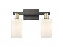 Innovations Lighting 716-2W-BAB-G801 - Clymer - 2 Light - 15 inch - Black Antique Brass - Bath Vanity Light