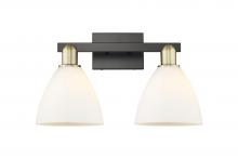 Innovations Lighting 716-2W-BAB-GBD-751 - Bristol - 2 Light - 19 inch - Black Antique Brass - Bath Vanity Light