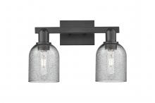 Innovations Lighting 716-2W-BK-G257 - Caledonia - 2 Light - 16 inch - Matte Black - Bath Vanity Light