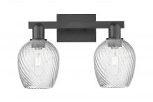 Innovations Lighting 716-2W-BK-G292 - Salina - 2 Light - 17 inch - Matte Black - Bath Vanity Light