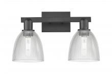 Innovations Lighting 716-2W-BK-G382 - Castile - 2 Light - 17 inch - Matte Black - Bath Vanity Light