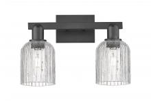 Innovations Lighting 716-2W-BK-G559-5CL - Bridal Veil - 2 Light - 16 inch - Matte Black - Bath Vanity Light