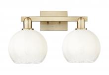 Innovations Lighting 716-2W-CB-G483-8OP - Brookhaven Globe - 2 Light - 16 inch - Champagne Bronze - Bath Vanity Light