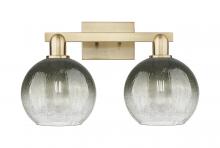 Innovations Lighting 716-2W-CB-G483-8SL - Brookhaven Globe - 2 Light - 16 inch - Champagne Bronze - Bath Vanity Light