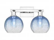 Innovations Lighting 716-2W-PC-G483-8SB - Brookhaven Globe - 2 Light - 16 inch - Polished Chrome - Bath Vanity Light