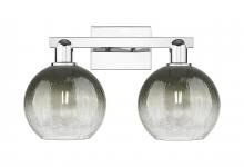 Innovations Lighting 716-2W-PC-G483-8SL - Brookhaven Globe - 2 Light - 16 inch - Polished Chrome - Bath Vanity Light