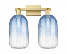 Innovations Lighting 716-2W-SG-G482-7SB - Brookhaven Cloche - 2 Light - 16 inch - Satin Gold - Bath Vanity Light