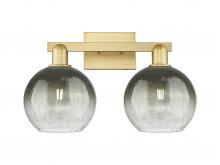 Innovations Lighting 716-2W-SG-G483-8SL - Brookhaven Globe - 2 Light - 16 inch - Satin Gold - Bath Vanity Light