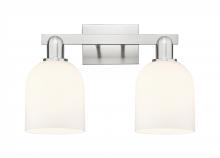 Innovations Lighting 716-2W-SN-G558-6GWH - Bella - 2 Light - 17 inch - Brushed Satin Nickel - Bath Vanity Light