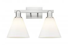 Innovations Lighting 716-2W-SN-GBC-81 - Berkshire Glass - 2 Light - 19 inch - Brushed Satin Nickel - Bath Vanity Light