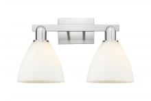Innovations Lighting 716-2W-SN-GBD-751 - Bristol - 2 Light - 19 inch - Brushed Satin Nickel - Bath Vanity Light
