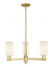 Innovations Lighting 716-3CR-SG-G801 - Clymer - 3 Light - 26 inch - Satin Gold - Stem hung - Pendant