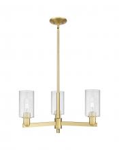 Innovations Lighting 716-3CR-SG-G804 - Clymer - 3 Light - 26 inch - Satin Gold - Stem hung - Pendant
