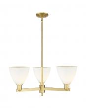 Innovations Lighting 716-3CR-SG-GBD-751 - Bristol - 3 Light - 29 inch - Satin Gold - Stem hung - Pendant
