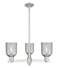 Innovations Lighting 716-3CR-SN-G257 - Caledonia - 3 Light - 27 inch - Satin Nickel - Stem hung - Pendant