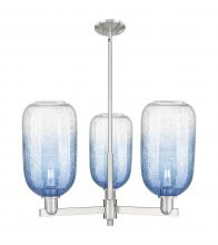 Innovations Lighting 716-3CR-SN-G482-7SB - Brookhaven Cloche - 3 Light - 18 inch - Satin Nickel - Pendant