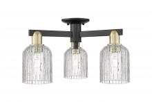 Innovations Lighting 716-3F-BAB-G559-5CL - Bridal Veil - 3 Light - 6 inch - Black Antique Brass - Semi-Flush Mount