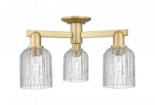Innovations Lighting 716-3F-BB-G559-5CL - Bridal Veil - 3 Light - 6 inch - Brushed Brass - Semi-Flush Mount