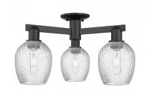 Innovations Lighting 716-3F-BK-G292 - Salina - 3 Light - 23 inch - Matte Black - Semi-Flush Mount