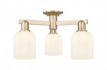 Innovations Lighting 716-3F-CB-G559-5GWH - Bridal Veil - 3 Light - 6 inch - Champagne Bronze - Semi-Flush Mount