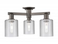 Innovations Lighting 716-3F-OB-G112 - Cobbleskill - 3 Light - 23 inch - Oil Rubbed Bronze - Semi-Flush Mount