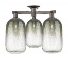 Innovations Lighting 716-3F-OB-G482-7SL - Brookhaven Cloche - 3 Light - 6 inch - Oil Rubbed Bronze - Semi-Flush Mount