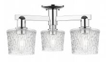 Innovations Lighting 716-3F-PC-G402 - Niagara - 3 Light - 24 inch - Polished Chrome - Semi-Flush Mount