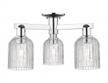 Innovations Lighting 716-3F-PC-G559-5CL - Bridal Veil - 3 Light - 6 inch - Polished Chrome - Semi-Flush Mount