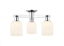 Innovations Lighting 716-3F-PC-G559-5GWH - Bridal Veil - 3 Light - 6 inch - Polished Chrome - Semi-Flush Mount