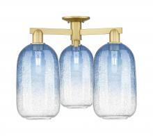 Innovations Lighting 716-3F-SG-G482-7SB - Brookhaven Cloche - 3 Light - 6 inch - Satin Gold - Semi-Flush Mount