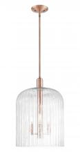 Innovations Lighting 716-3S-AC-G559-12CL - Bridal Veil - 1 Light - 12 inch - Antique Copper - Mini Pendant