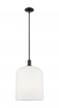 Innovations Lighting 716-3S-BK-G559-12GWH - Bridal Veil - 1 Light - 12 inch - Matte Black - Mini Pendant