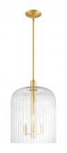 Innovations Lighting 716-3S-SG-G559-12CL - Bridal Veil - 1 Light - 12 inch - Satin Gold - Mini Pendant
