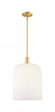 Innovations Lighting 716-3S-SG-G559-12GWH - Bridal Veil - 1 Light - 12 inch - Satin Gold - Mini Pendant