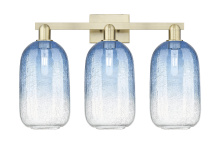 Innovations Lighting 716-3W-AB-G482-7SB - Brookhaven Cloche - 3 Light - 26 inch - Antique Brass - Bath Vanity Light