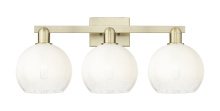 Innovations Lighting 716-3W-AB-G483-8OP - Brookhaven Globe - 3 Light - 26 inch - Antique Brass - Bath Vanity Light