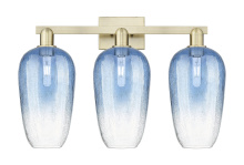 Innovations Lighting 716-3W-AB-G484-7SB - Brookhaven Flute - 3 Light - 26 inch - Antique Brass - Bath Vanity Light