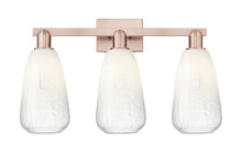 Innovations Lighting 716-3W-AC-G480-6OP - Brookhaven Almond - 3 Light - 26 inch - Antique Copper - Bath Vanity Light