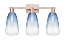 Innovations Lighting 716-3W-AC-G480-6SB - Brookhaven Almond - 3 Light - 26 inch - Antique Copper - Bath Vanity Light