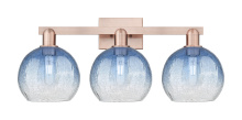 Innovations Lighting 716-3W-AC-G483-8SB - Brookhaven Globe - 3 Light - 26 inch - Antique Copper - Bath Vanity Light