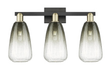 Innovations Lighting 716-3W-BAB-G480-6SL - Brookhaven Almond - 3 Light - 26 inch - Black Antique Brass - Bath Vanity Light